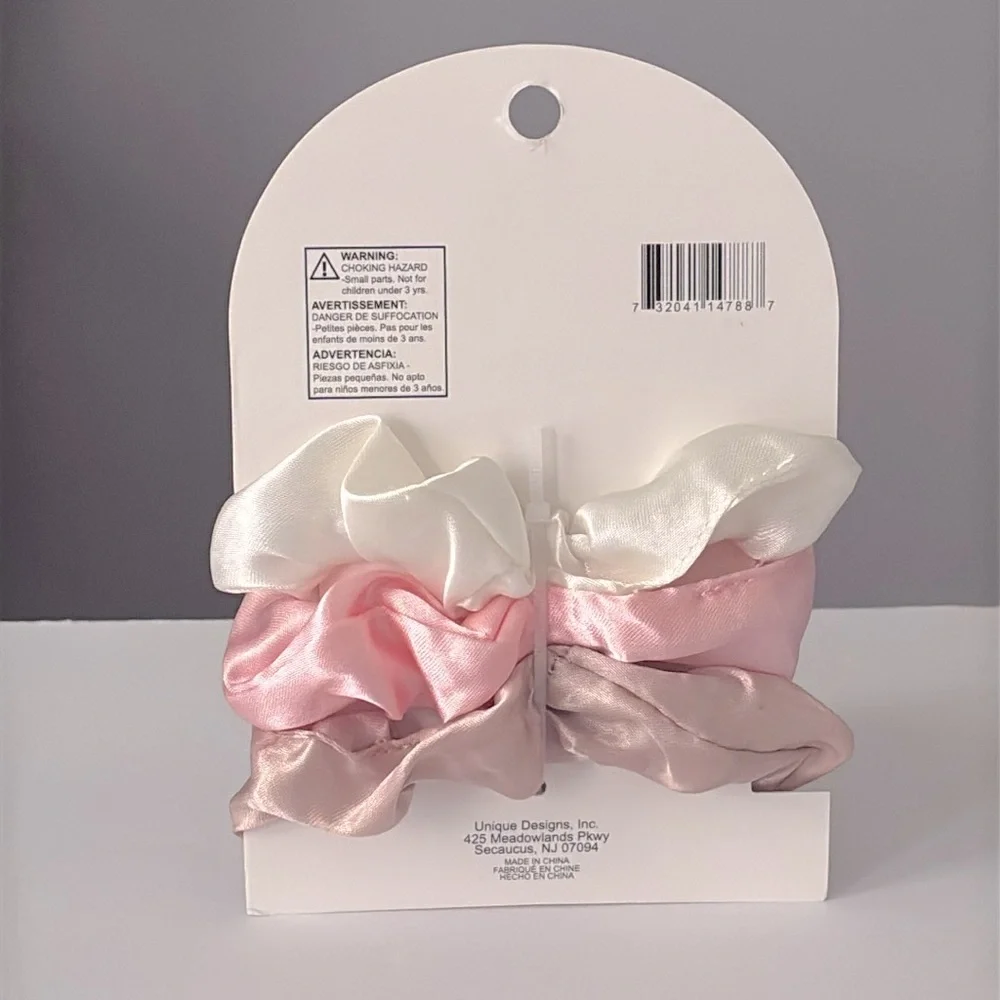 4/$20 🌸Silky Soft Scrunchie Trio – 3 Piece Set